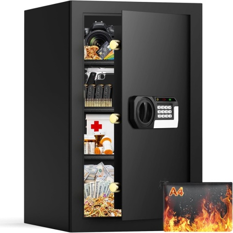 70 l ogniotrwały sejf z ognioodpornym wodoszczelna kieszonką cyfrowy
