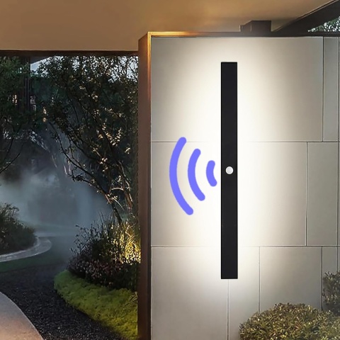 ANKBOY 100 cm długa lampa zewnętrzna z czujnikiem ruchu LED kinkiet