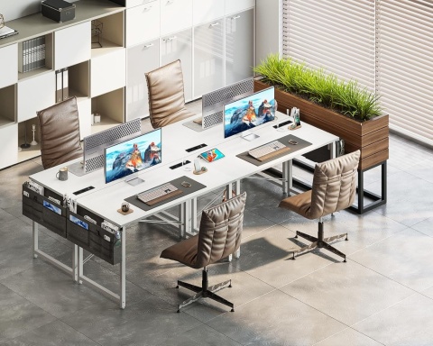 Biurko prostokątne 100 x 48x 73,5cm białe