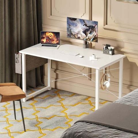 Biurko prostokątne 100 x 48x 73,5cm białe