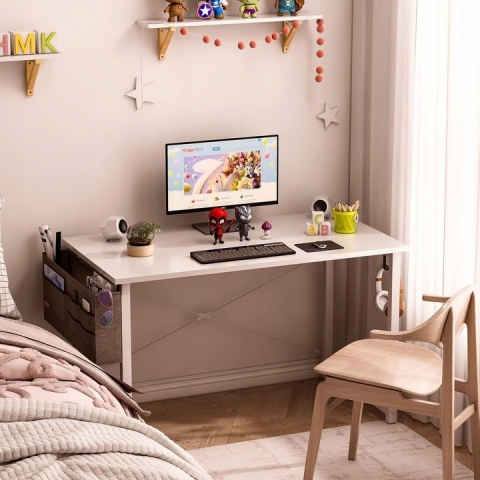 Biurko prostokątne 100 x 48x 73,5cm białe