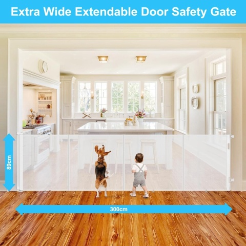 Barierka Zabezpieczająca Na Schody Ochronna 300 Cm Dla Dzieci I Zwierząt