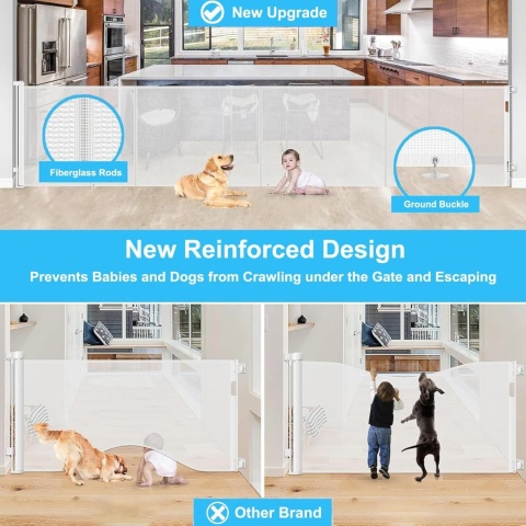 Barierka Zabezpieczająca Na Schody Ochronna 300 Cm Dla Dzieci I Zwierząt