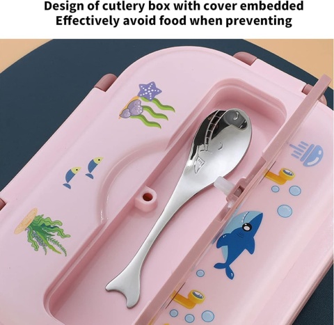 Cocoarm Pudełko bento na lunch ze stali nierdzewnej, izolowane