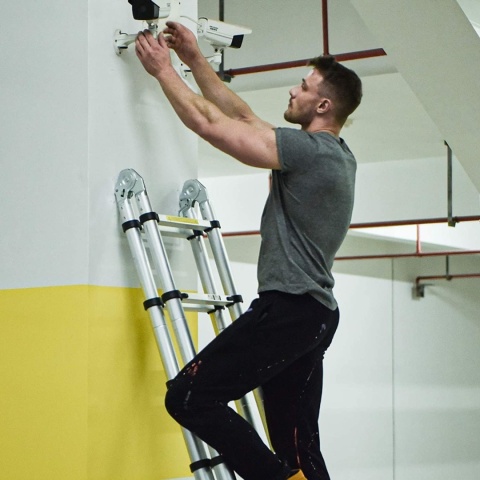 DRABINA TELESKOPOWA PRZEGUBOWA ALUMINIOWA 5m 150kg