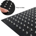 Deszczownica prysznicowa 40x40 cm czarna BLACK czarny mat KWADRATOWA slim