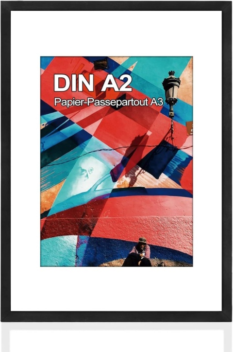 HOHIYO Drewniana ramka na zdjęcia A2 (42 x 59,4 cm), z dębu