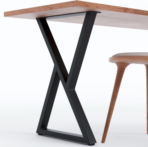 Nogi do stołu lawy biurka stolika metalowe loftowe industrial X 2szt noga