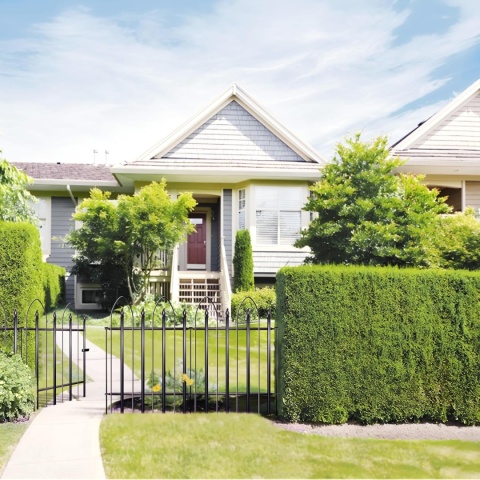 Ogrodzenie ogrodowe Thealyn z metalu dekoracyjnego (4 panele + 1 bramka)