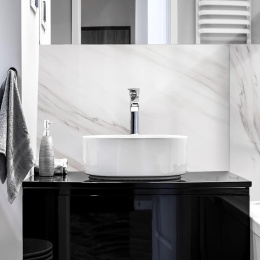 Okleina folia dekoracyjna 500 x 60 cm samoprzylepna Surmounty marmur