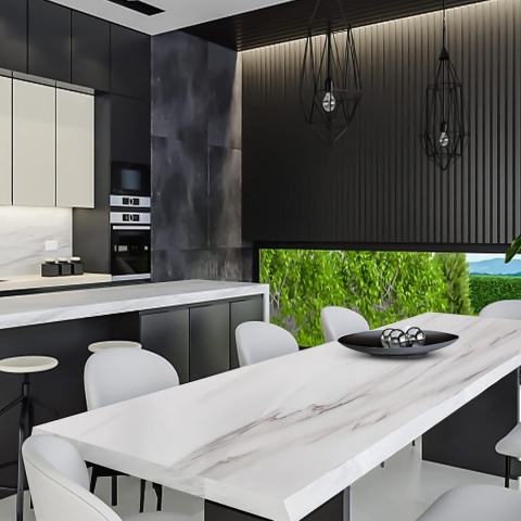 Okleina folia dekoracyjna 500 x 60 cm samoprzylepna Surmounty marmur