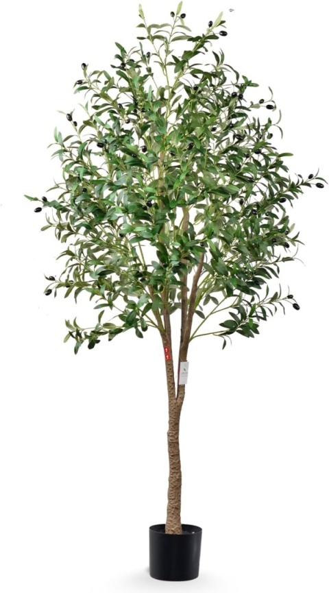 Oliwka dekoracyjne wysokie sztuczne drzewko oliwne roślina palma 120cm