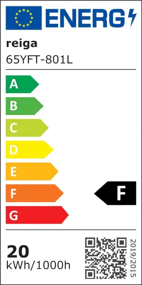 Reiga wentylator sufitowy 165cm drewno pilot 6 biegów Alexa Google Home