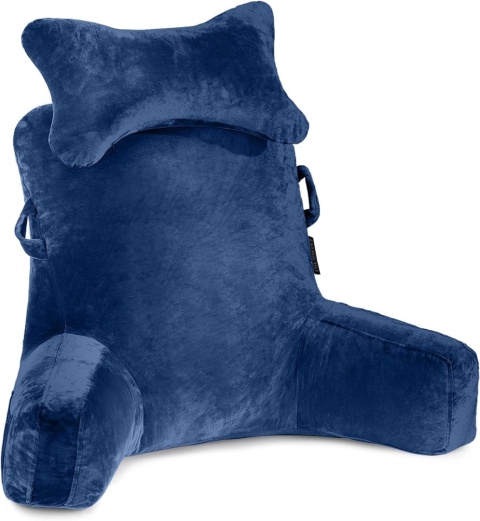 SLIGUY Uniwersalna Wygodna Poduszka Oparcie Pod Plecy Niebieska 64x82cm