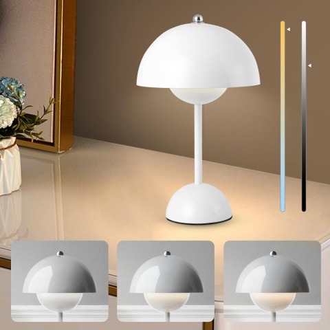 SUCIKORIO Lampa LED, bezprzewodowa, dotykowa, ściemniana,3000-6000 K