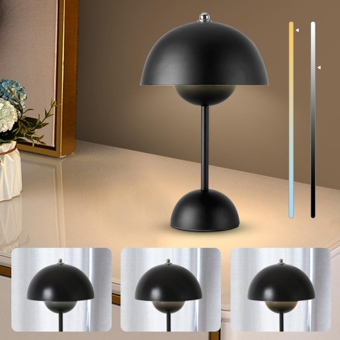 SUCIKORIO Lampa LED, bezprzewodowa, dotykowa, ściemniana,3000-6000 K