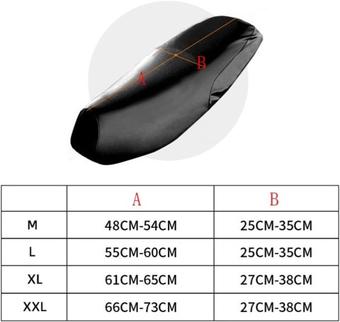 Uniwersalny pokrowiec na siedzenie motocyklowe, wodoszczelny XXL