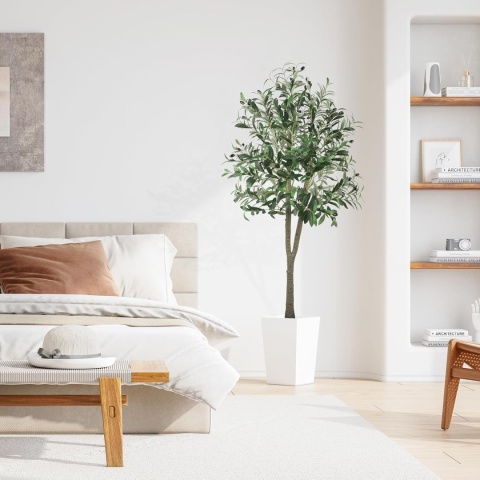 YOLEO Sztuczne drzewo oliwne, 150 cm, sztuczna roślina