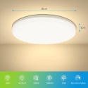 Yafido lampa sufitowa LED, ultra cienka, 48 W, 4320 lm, panel LED, 3000 K
