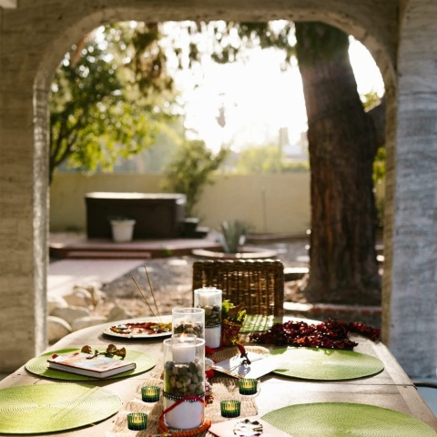 Zielone świeczniki na podgrzewacze zestaw 12 sztuk