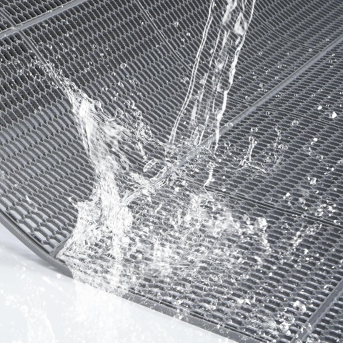 ybaymy Mata antypoślizgowa 300 x 90cm PVC drenaż gumowa mata podłogowa