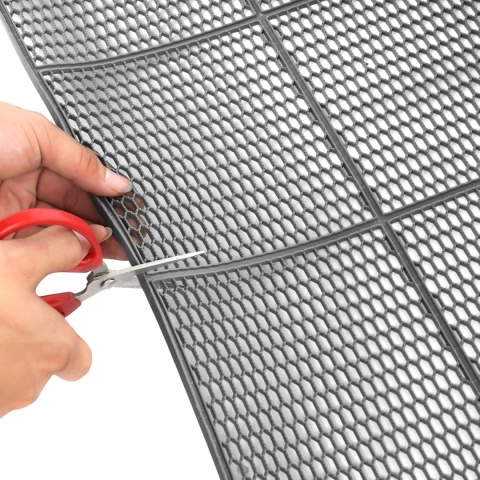 ybaymy Mata antypoślizgowa 300 x 90cm PVC drenaż gumowa mata podłogowa