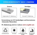 20 sztuk listwy aluminiowe LED Chesbung 1 metr U-profil aluminiowy zestaw