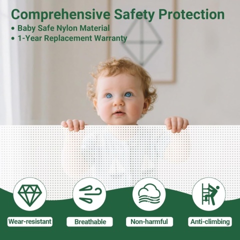 Barierka Zabezpieczająca Na Schody Ochronna 300 Cm Dla Dzieci I Zwierząt