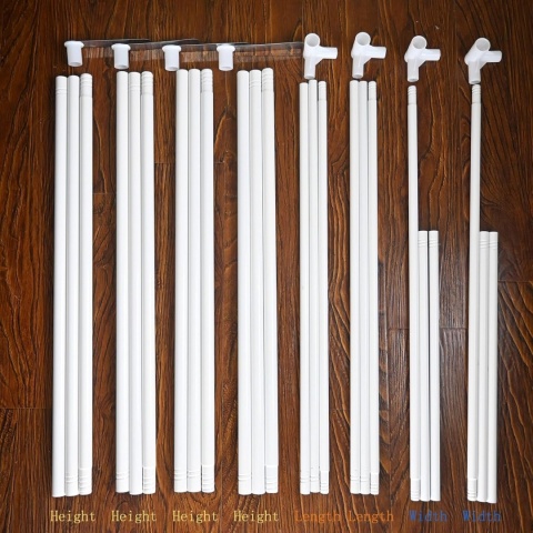 Beyeutao Rama baldachimu 180 x 200 cm, biała, moskitiera