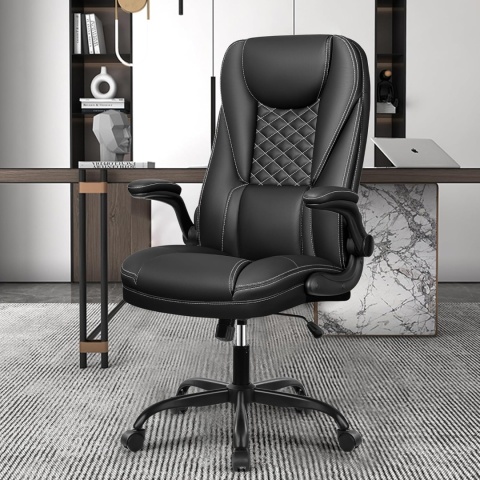 Ergonomiczne krzesło biurowe, funkcja przechylania 135°, z regulacją wysokości
