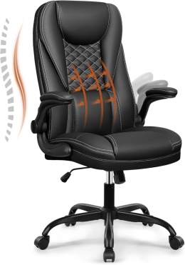 Ergonomiczne krzesło biurowe, funkcja przechylania 135°, z regulacją wysokości