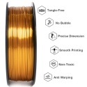 Filament PLA Geeetech Silk 1,75 mm do drukarek 3D, metaliczny, błyszczący, 1 kg
