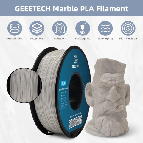 Filament PLA Geeetech Silk 1,75 mm do drukarek 3D, 1 kg