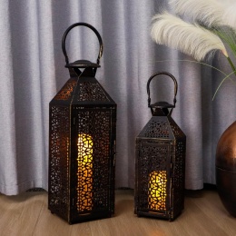 JHY DESIGN Zestaw dekoracyjnych latarni na świecę