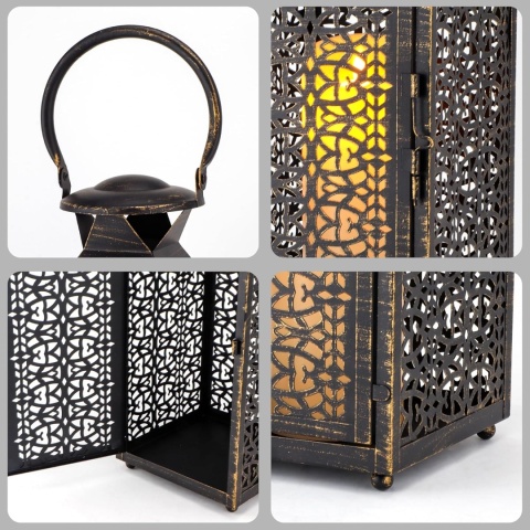 JHY DESIGN Zestaw dekoracyjnych latarni na świecę