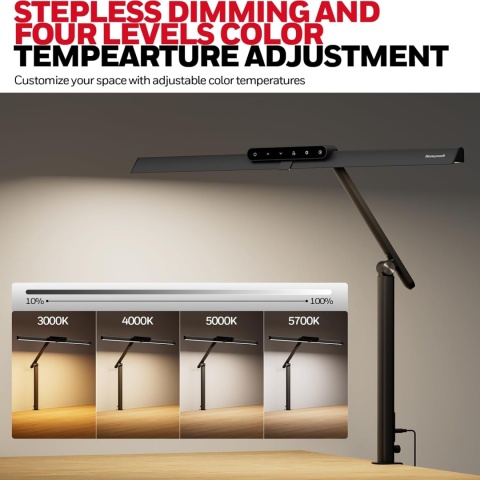 Lampa Ściemnialna architekta Honeywell z zaciskiem - HJ1 Sunturalux Eye-Caring