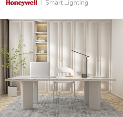 Lampa biurkowa LED Honeywell Sunturalux z portami ładowania USB HWT-H01