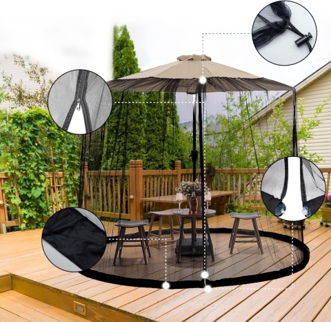 Moskitiera namiot, zasłona, 255 250 x 250 / 300 cm