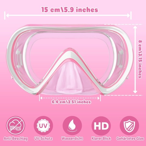 OKULARY GOGLE PŁYWACKIE NA BASEN DO PŁYWANIA ŁATWE ZAPIĘCIE ANTI-FOG KIDS