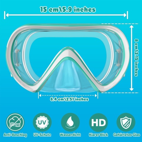 OKULARY GOGLE PŁYWACKIE NA BASEN DO PŁYWANIA ŁATWE ZAPIĘCIE ANTI-FOG KIDS