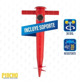 Parasol plażowy z wentylacją i filtrem UPF50+ DUŻY 200 CM