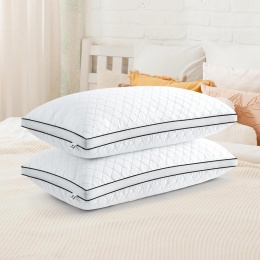 Poduszki ortopedyczne 40x80 cm zestaw antyalergiczne miękkie pranie