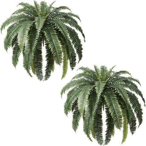 Sztuczna paproć bostońska duża, 2 szt