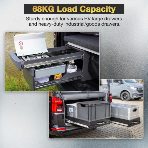 VADANIA Prowadnice do szuflad ,prowadnice szuflad dużej wytrzymałości