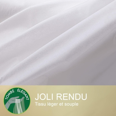 WEDLINE wieszak ślubny z włókniny 80 cm x 100 m biała rolka dekoracyjna