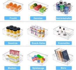 ZESTAW ORGANIZERÓW DO LODÓWKI, ORGANIZER NA LODÓWKĘ, DO WARZYW, OWOCÓW