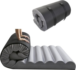 Zwijany materac kempingowy Wodoodporny materac z pianką memory