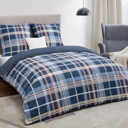 BEDSURE Pościel 4-częściowa 2x kołdra 135x200 + 2 poszewki 80 x 80 BAWEŁNA