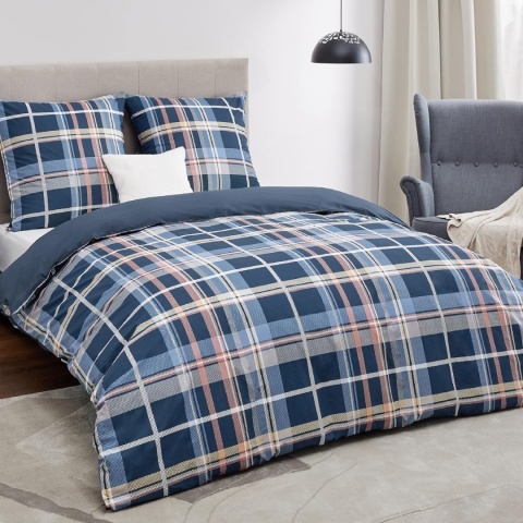 BEDSURE Pościel 4-częściowa 2x kołdra 135x200 + 2 poszewki 80 x 80 BAWEŁNA