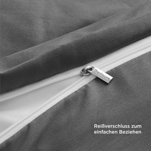 BEDSURE Pościel 4-częściowa 2x kołdra 135x200 + 2 poszewki 80 x 80